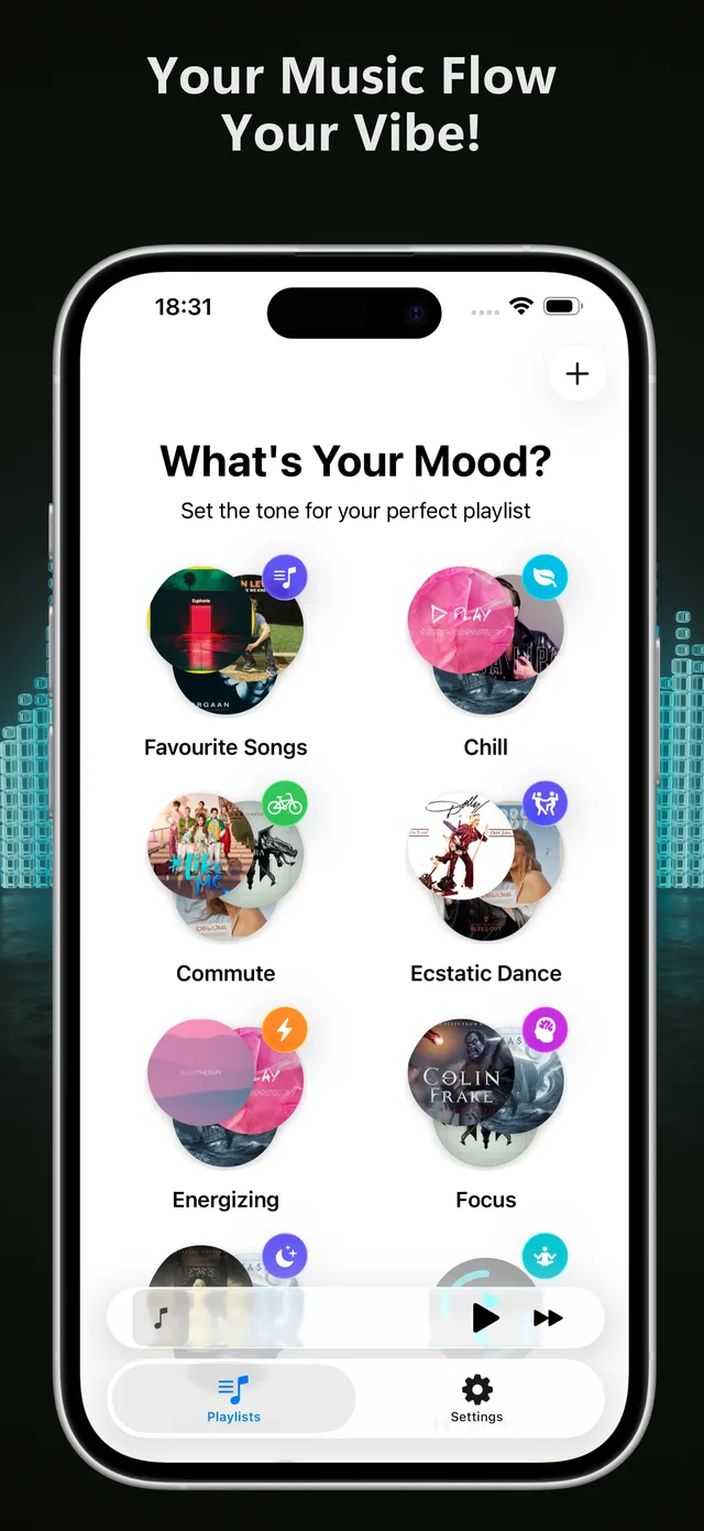 screenshot from the app Flowvi.be